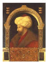 The Sultan Mehmet II (1432-81) 1480  Estampe par Gentile Bellini