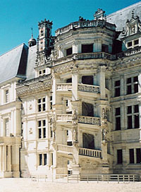 L'escalier Franois Ier du chteau de Blois