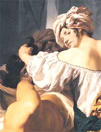 Cliquer pour un bourdonnement de Johann Liss,  Judith dans la tente de Holofernes .