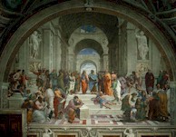 Raphal - La Scuola di Atene (Stanza della Segnatura), 1509-1510